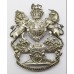 Victorian Aberdeen City Artillery Officer's Silver Plated Helmet Plate