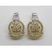 Pair of Lancastrian Brigade Anodised (Staybrite) Collar Badges