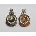 Pair of Lancastrian Brigade Anodised (Staybrite) Collar Badges