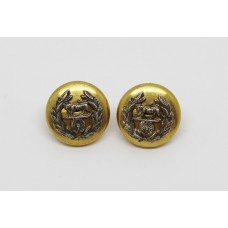 Pair of Hampshire Regiment Officer's Cap Buttons