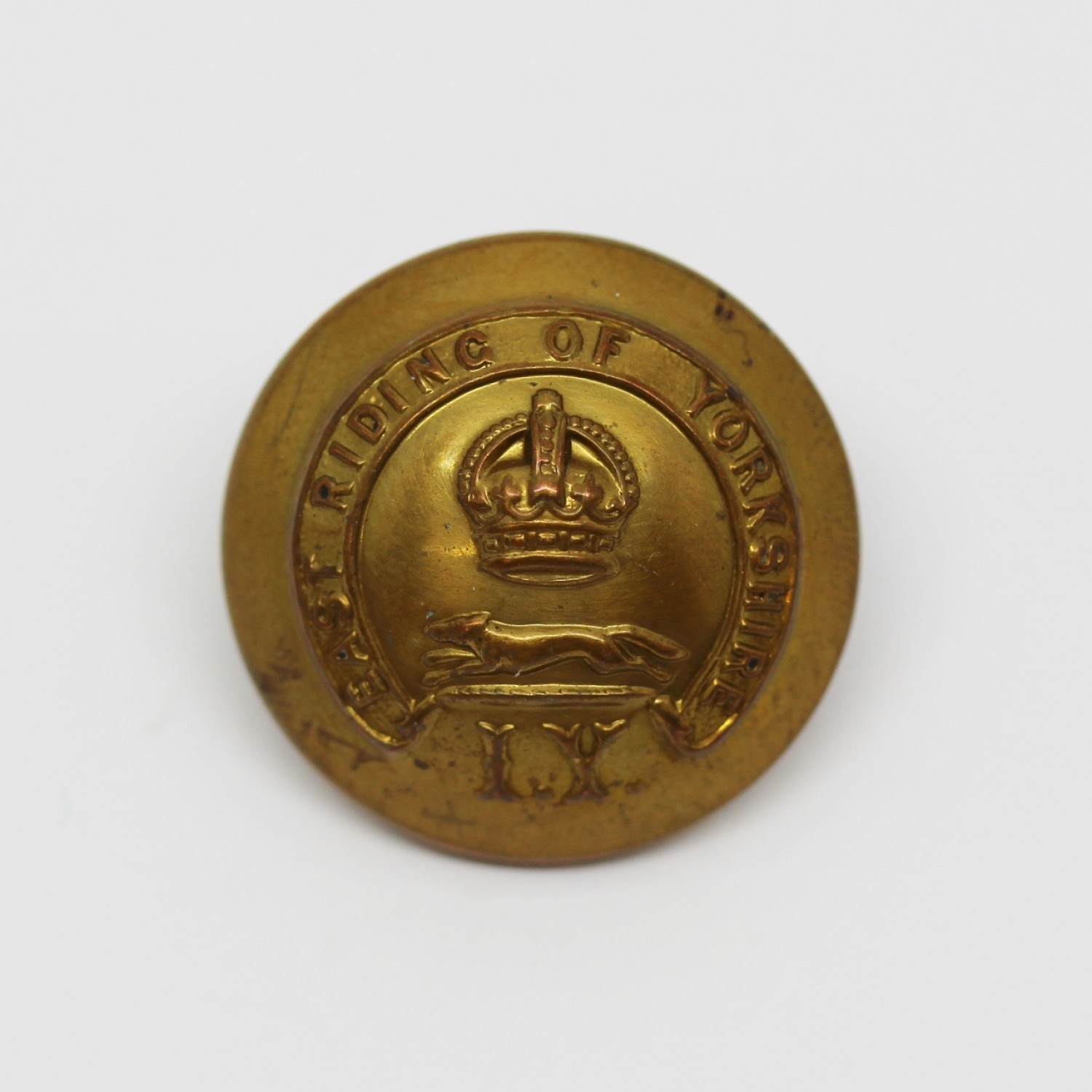East Riding of Yorkshire Imperial Yeomanry Officer's Button - King's ...