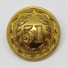 Victorian 51st (2nd York, West Riding, The King's Own Light Infantry) Regiment of Foot Officer's Button (Large)