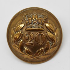 Victorian 20th (East Devonshire) Regiment of Foot Officer's Button (Large)