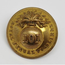 Victorian 101st (Royal Bengal Fusiliers) Regiment of Foot Officer's Button (Large)