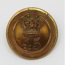 Victorian 45th (Nottinghamshire, Sherwood Foresters) Regiment of Foot Officer's Button (Large)