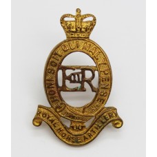 Royal Horse Artillery Officer's Cap Badge - Queen's Crown