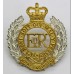 Royal Engineers Officer's Dress Cap Badge - Queen's Crown