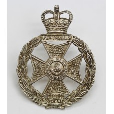 Royal Green Jackets Officer's Hallmarked Silver Cap Badge