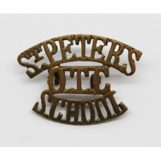 St. Peter's School O.T.C. (ST. PETER'S / OTC / SCHOOL) Shoulder Title