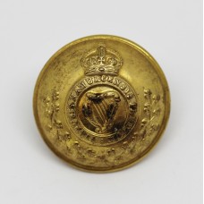 Royal Irish Regiment Officer's Button - King's Crown (Large)