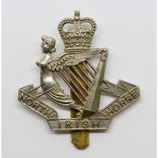 North Irish Horse Cap Badge - Queen's Crown