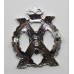 London Territorials Anodised (Staybrite) Cap Badge - Queen's Crown