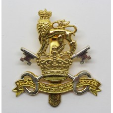 Military Provost Guard Service Bi-metal Cap Badge