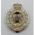 Royal Engineers Anodised (Staybrite) Cap Badge - Queen's Crown