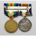 WW1 British War & Victory Medal Pair - F.G.J. Stickbury, A.C.1. Royal Naval Air Service