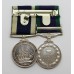 Campaign Service Medal (Clasp - Malay Peninsula) and Royal Naval Long Service & Good Conduct Medal - B.W. Goddard, C.O.A., Royal Navy