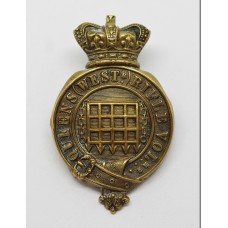 Victorian Queen's Westminster Rifle Volunteers Glengarry Badge