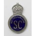 Nottinghamshire Special Constabulary Enamelled Cap Badge - King's Crown