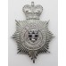 Derby County & Borough Constabulary Helmet Plate - Queen's Crown