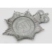 Derby County & Borough Constabulary Helmet Plate - Queen's Crown