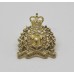 Royal Canadian Mounted Police Anodised (Staybrite) Collar Badge - Queen's Crown