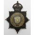 East Riding of Yorkshire Constabulary Night Helmet Plate - King's Crown